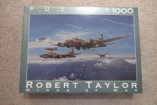 Robert Taylor Wings Of War 1000 Pc Puzzle Return From Schweinfurt B - 17 Bombers