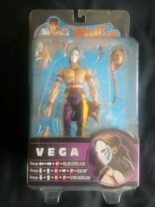 Sota Street Fighter Vega Purple Outfit Action Figure 2005 Capcom