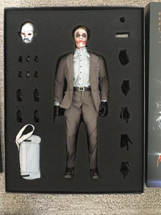 1/6 Black Toys Hot Toys The Dark Knight Rises Bank Robber Joker Limit/500 Made