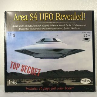 Testors Area S4 Ufo Revealed 1:48 Model Kit Bob Lazar 576 Packs Open Read