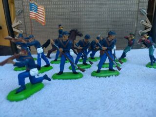 1971 Britains Plastic Union & Confederate Army Civil War Soldiers 32 - figures 5