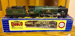 Hornby Dublo West Country 4 - 6 - 2 Locomotive “dorchester” In Ob