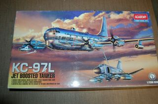 1/72 Academy Boeing Kc - 97l Jet Boosted Tanker In Open Box,  E - Z Masks