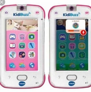 Vtech Kidibuzz Pink Tablet - Kids Smart Phone Signs Of Use