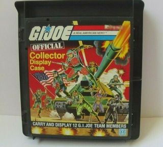 G.  I.  Joe Official Collector Display Case For 12 Figures (hasbro) (1982)