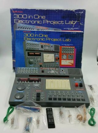 Electronic Project Lab 300 In One Kit From Radio Shack Science Fair Cat 28 - 270