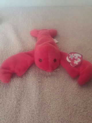 Ty Beanie Baby - Pinchers The Lobster (8.  5 Inch) - Mwmts Stuffed Animal Toy