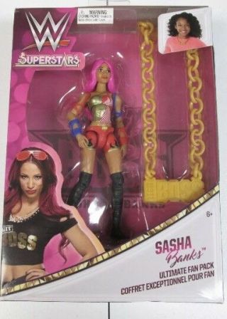 Wwe Superstars - Ultimate Fan Pack - Sasha Banks -