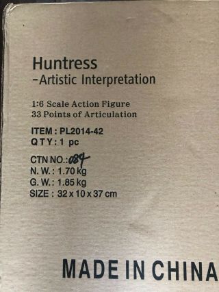 1/6 Phicen Limited/tbleague Pl2014 - 42 Huntress Deluxe Artistic Interpretation