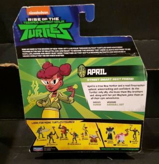 TMNT Rise of the Teenage Mutant Ninja Turtles April Action Figure 3