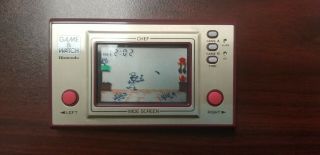 Nintendo Game And & Watch Chef 1981 Japan