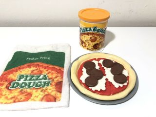 Fisher Price Fun With Food Pizza Dough Pizza Sauce Play Set
