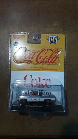 M2 Machines Coca Cola Raw Chase 1:64th Scale 1979 Chevrolet Scottsdale