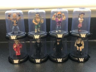 Complete Set Of Wwe Legends Domez Figures Sting,  Ric Flair
