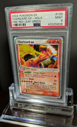 Pokemon Card Charizard Ex 105/112 Psa 9 Ex Fire Red & Leaf Green Psa 10?