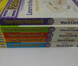 Your Baby Can Read Program Books Cards DVDs Enrichment Complete Set 4