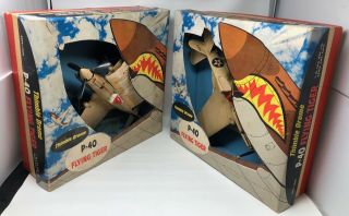 2 Thimble Drome P - 40 Flying Tiger - Model Plane - In Box’s Parts