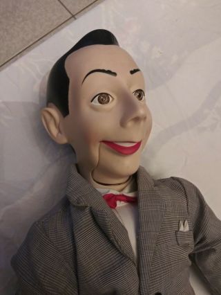 Vintage 1989 Matchbox Pee Wee Herman Ventriloquist Doll Puppet 26 Inches Tall