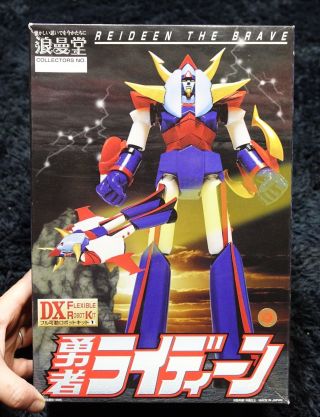 Japanese Anime Robot Brave Raideen Vinyl Figure Kit Romando