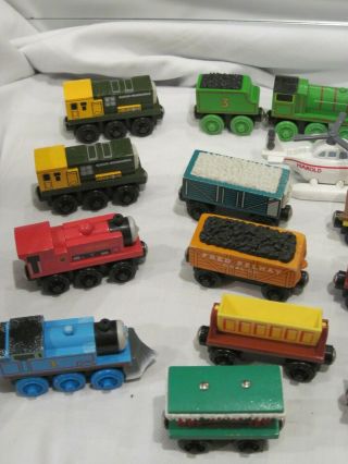 20 Wooden Thomas the tank engine and friends cars and locomotives & Harold 3