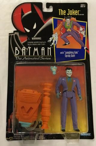 The Joker Action Figure Batman Animated Series With “laughing Gas” Spray Gun