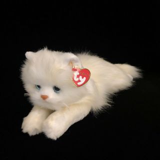 2001 Ty Peachy Cat Stuffed Animal Classic Plush Near