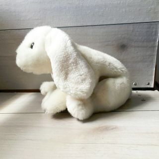 A98 Animal Alley Snowy White Bunny Rabbit Plush 12 " Lovey Stuffed Toy