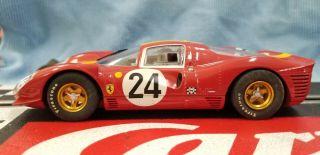 Scalextric C2642 Ferrari 330p4 Le Mans 1967 3rd Place,  24 1/32 Slot Car