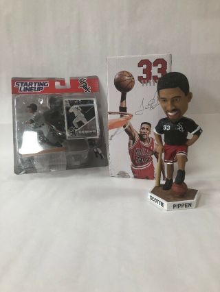 90s Throwback: White Sox Tim Raines Action Figure And Scottie Pippen Bobblehead