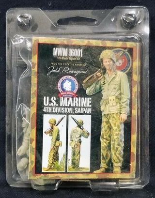 $9.  99 Nr Figure Blowout World 16001 1/16 Resin Us Marine 4th Saipan