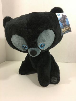 Harris Black Bear Brave Disney Store 13 " Plush Stuffed Animal