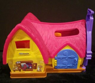 Fisher Price Little People Disney SNOW WHITE 7 Dwarfs MUSICAL Cottage COMPLETE, 5