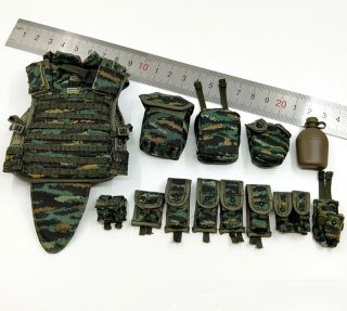 Damtoys Dam 78053 1/6 Scale Tactical Vest & Pouches For 12 " Action Figure