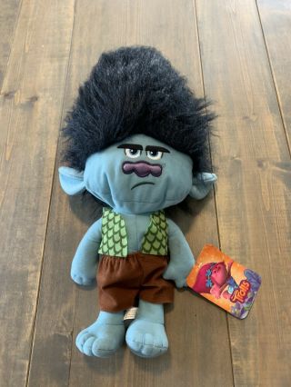 Dreamworks 2016 Movie Angry Branch Troll Doll Stuffed Animal Plush Toy Size: 18”