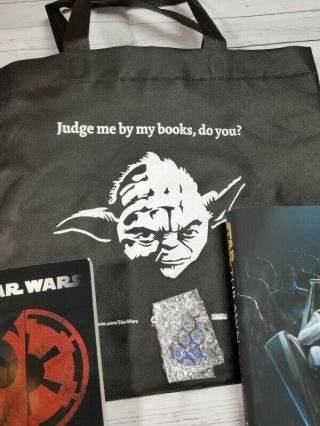SDCC 2019 Star Wars Thrawn Treason Hardcover Book Signed With Pin Exclusive 5