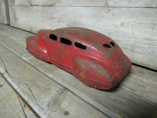 Vintage Red Wyandotte,  Marx,  Girard? Pressed Steel Car 3