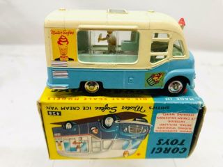 Corgi 428 Smiths Mister Softee Ice Cream Van with Box 3