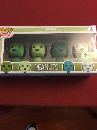 Funkopop Minis Emerald City Snoopy 4 Pack Limited Edition
