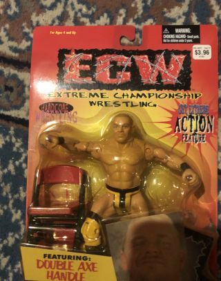 1999 Wrestling Ecw Moc 6 " Shane Douglas Action Figure Toymakers