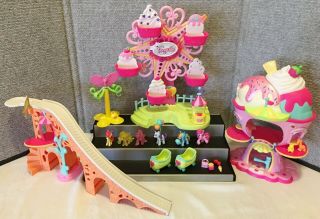 My Little Pony Ponyville Sweet Sundae Amusement Park - Music And Lights,  Ponies