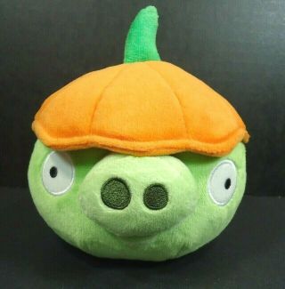 Angry Birds Green Pig Pumpkin Plush W Sound 5 "