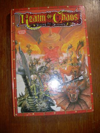 Games Workshop - Warhammer Realm Of Chaos: Slaves To Darkness 1988 Ed Oop Vg Cond