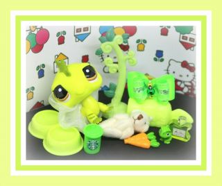 ❤️authentic Littlest Pet Shop Lps 3572 Baby Green Komodo Dragon Iguana Lizard❤️