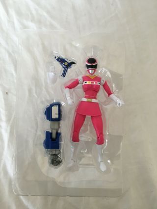 Power Rangers Legacy In Space 6 " Pink Ranger Figure In Plastic Bubble