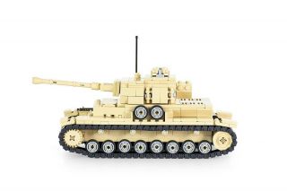 Lego Brickmania® Building Kit - German Panzer IV Ausf F WWII Tank - 3