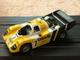 Ho Slot Car Tyco Porsche 962 Taka - Q 7 Imsa Japanese Issue (windshield Missing)