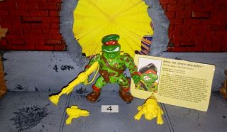 Tmnt Teenage Mutant Ninja Turtles Raph The Green Beret Nm 99 Comp W Card 004