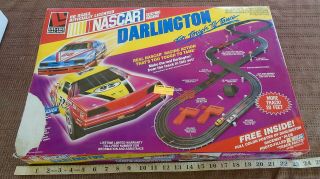 1/64 Scale Slot Car Electric Race Track Set Life - Like Nascar Darlington No Cars