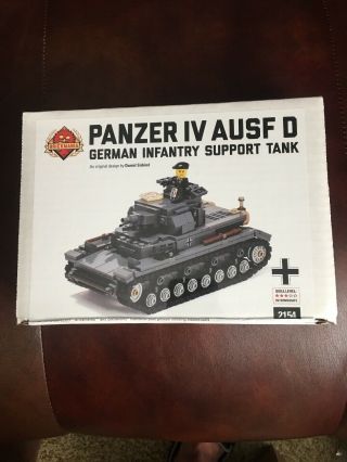 Panzer IV German Infantry Support Tank - Brickmania® Building Kit 3