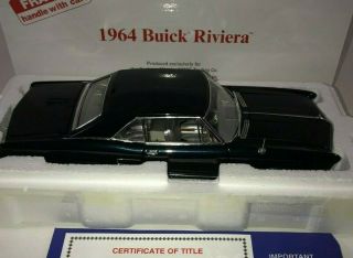 1964 Buick Riviera By Danbury Acme Scale 1:18 Rare Dark Blue